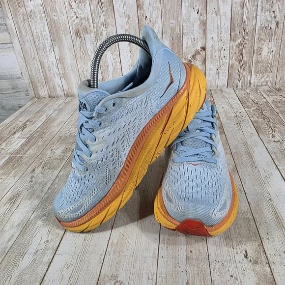 Hoka Clifton 8 Running Shoes Lightweight Cushioned Comfort Women's Size 7B - Picture 5 of 9